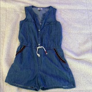 Denim Romper